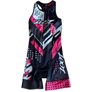 TEAM ZOOT TRIATHLON IRONMAN RACERBACK RACING SUIT KIT SIZE: LARGE